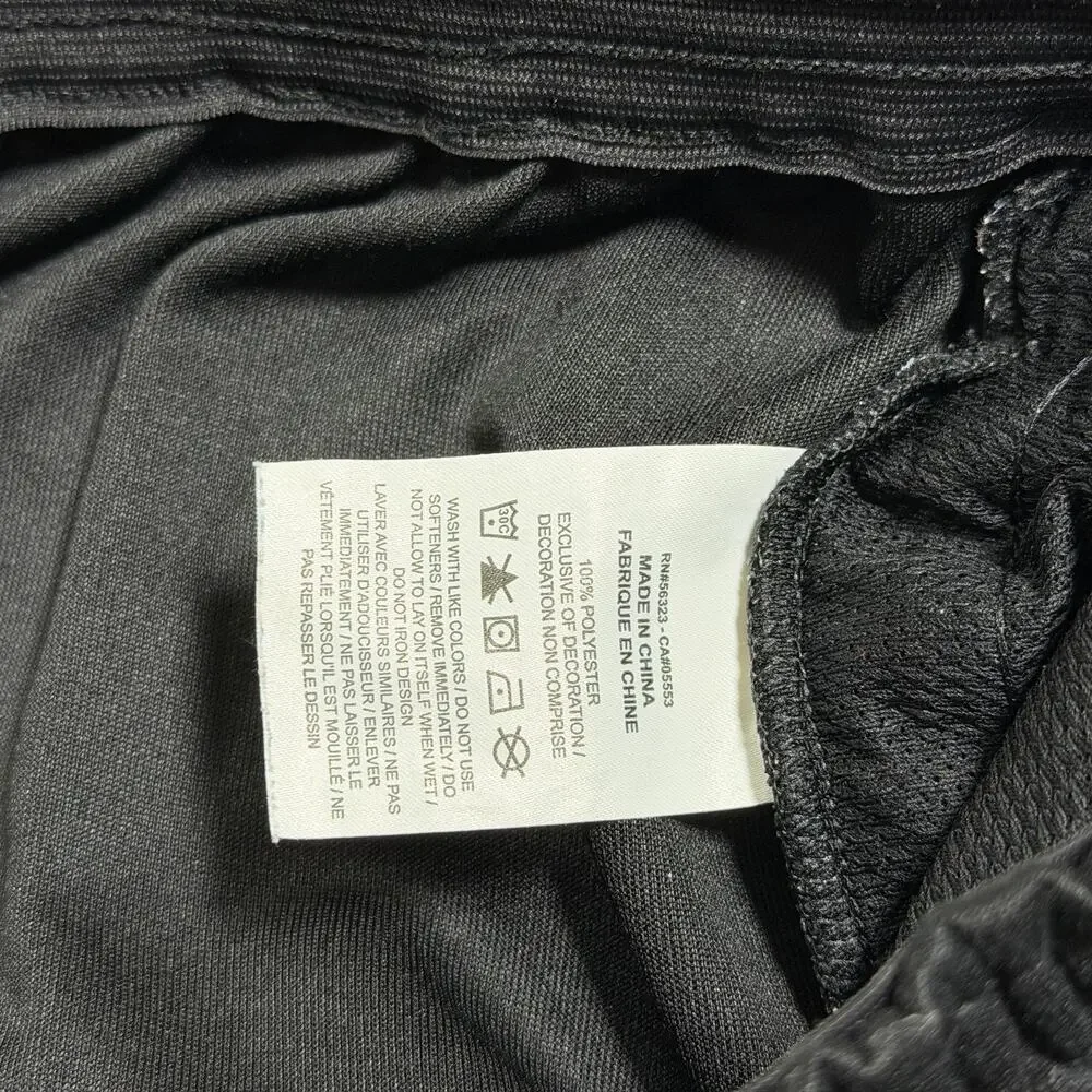 Nike Dri-FIT Shorts Mens XXL Black Athletic Zip Pockets Drawstring Waist Gym